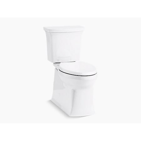 Kohler Elongated 1.28 GPF Chair Height Toilet W/ Right-Hand Trip Lever 3814-RA-0